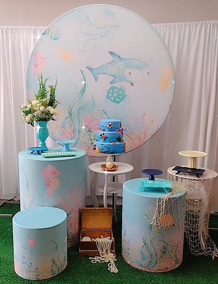 Kit Ouro Fundo Do Mar - TudFestas