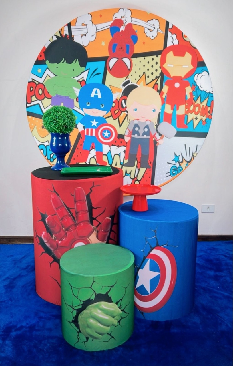 Kit Promocional Vingadores Baby - TudFestas