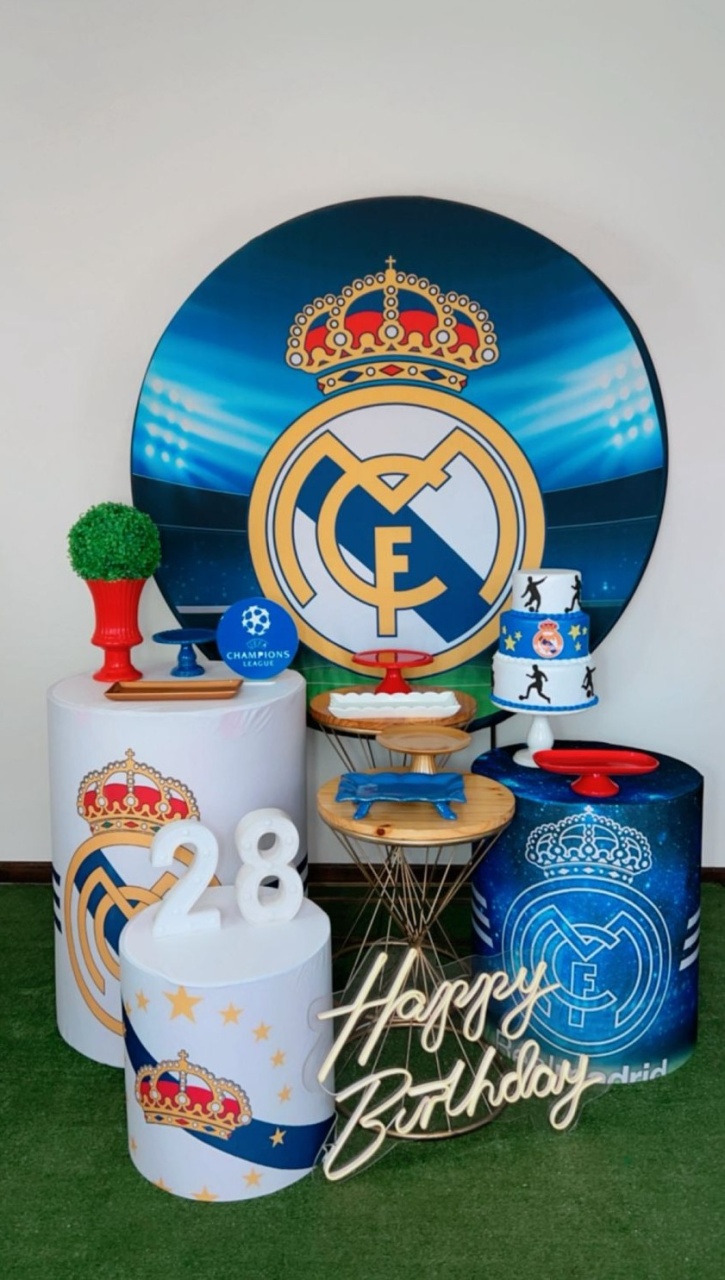 Kit Diamante Real Madrid Mod 2  - TudFestas