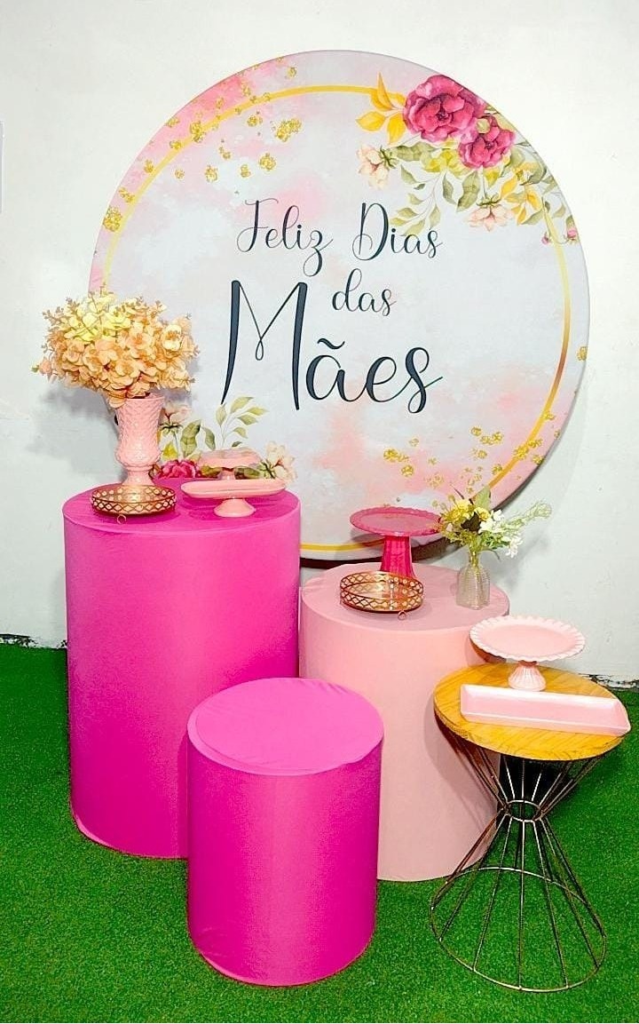Kit Prata Mãe Floral - Modelo 2 - TudFestas