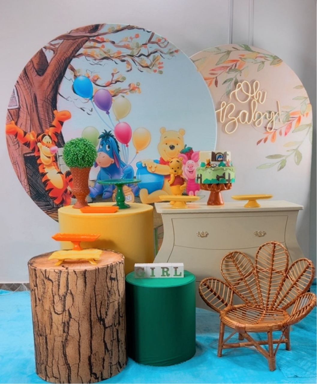 Ursinho Pooh Composição - Modelo 3 - TudFestas