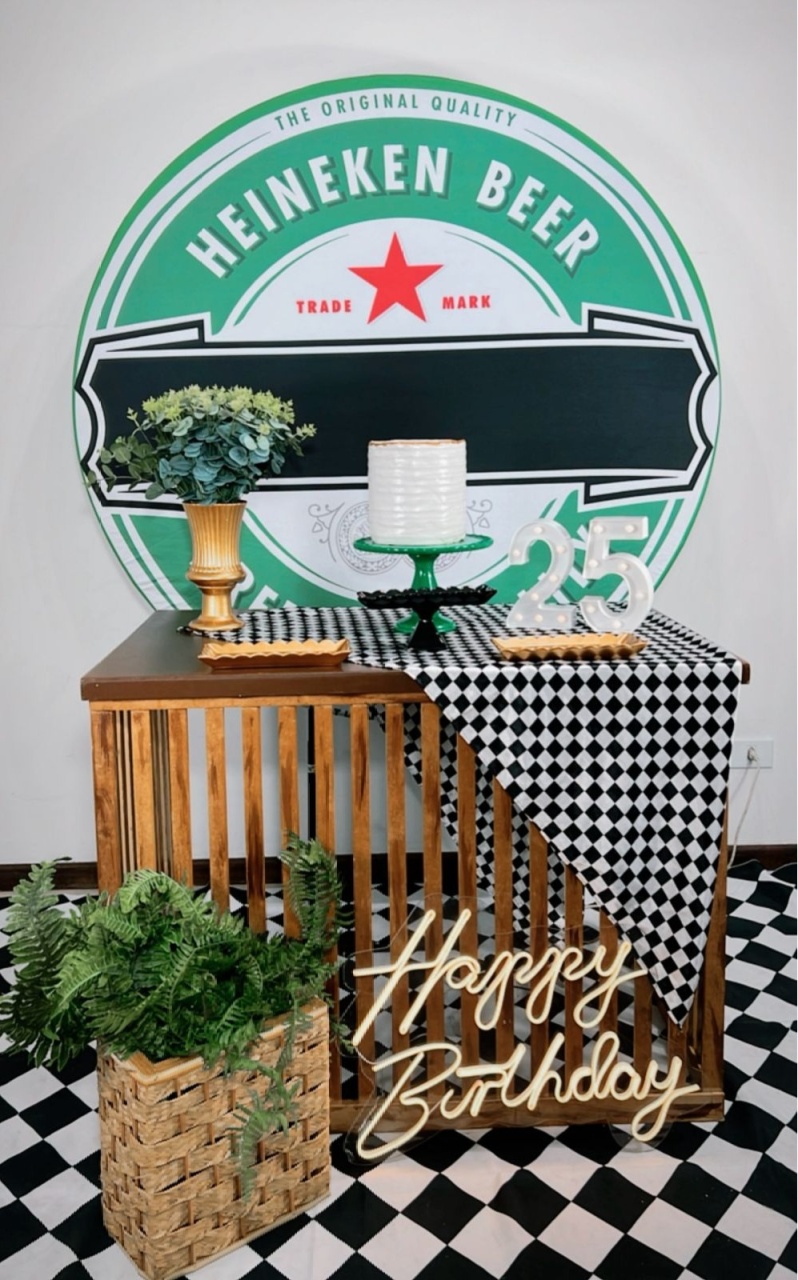 Composição Heineken Com Led - TudFestas
