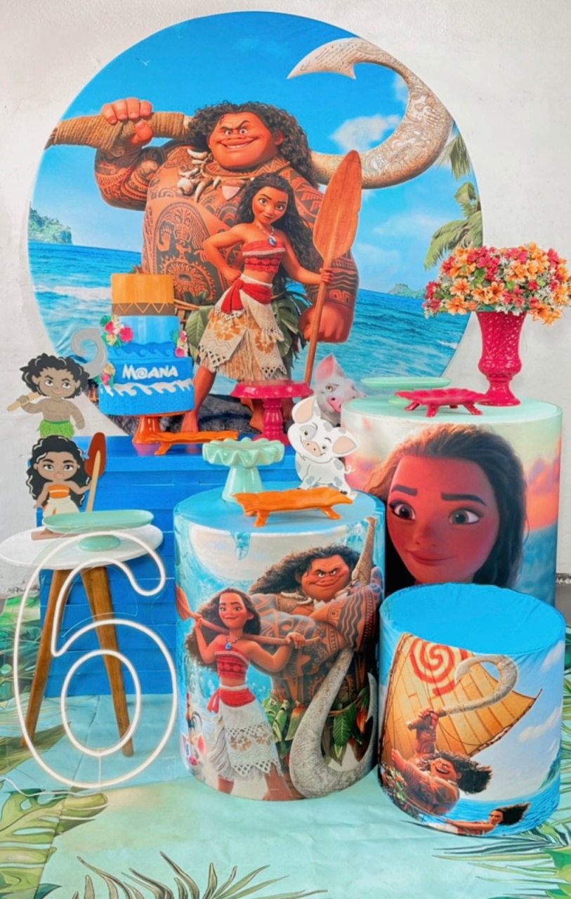 Kit Diamante Moana Grande Mod 2  - TudFestas