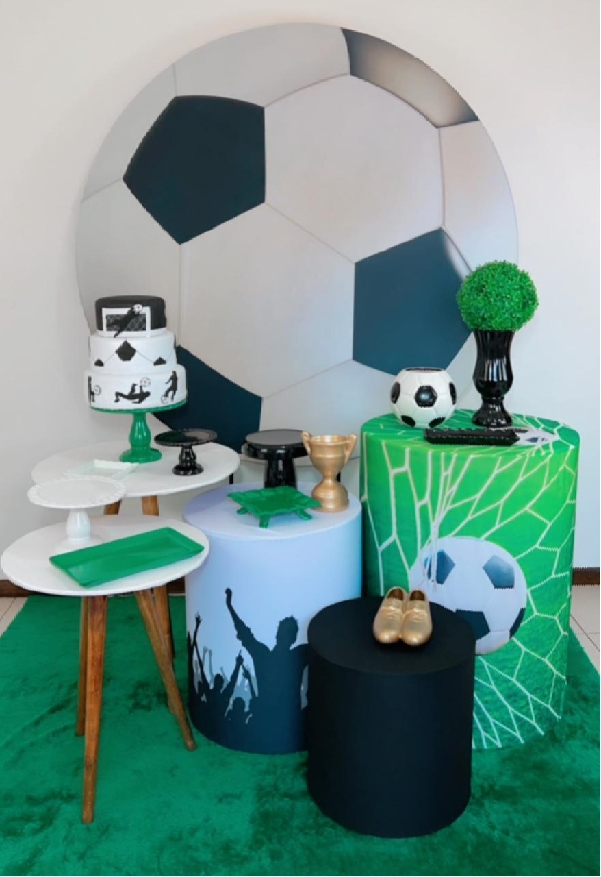 Kit Ouro Futebol Bola 2  - TudFestas