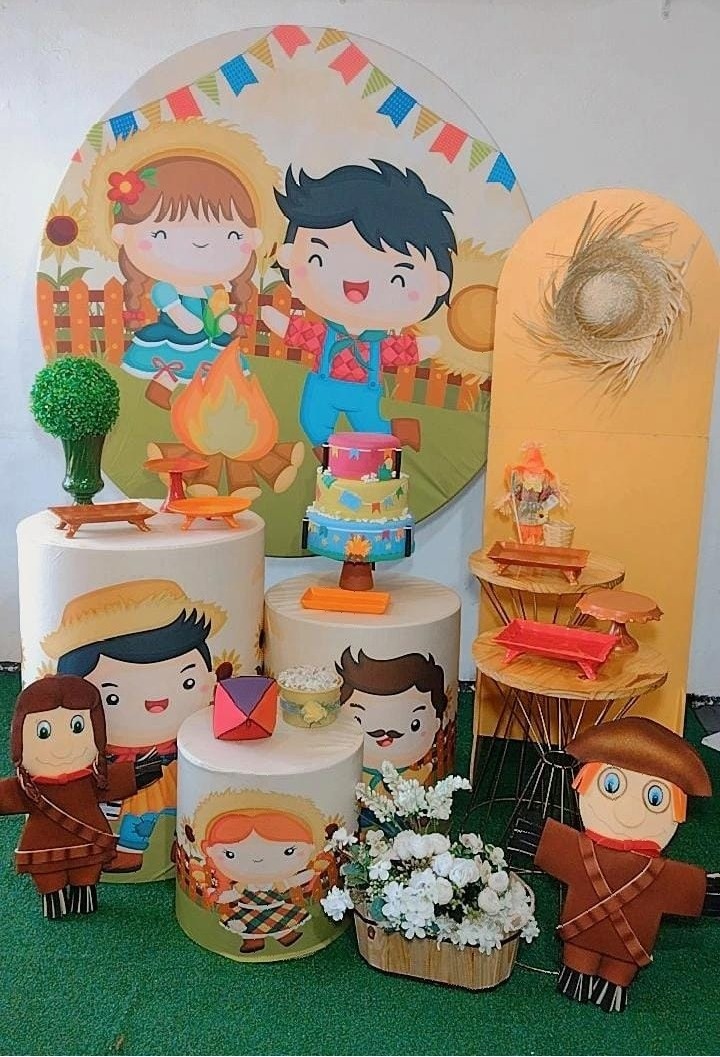 Kit Diamante Festa Junina Casal - TudFestas