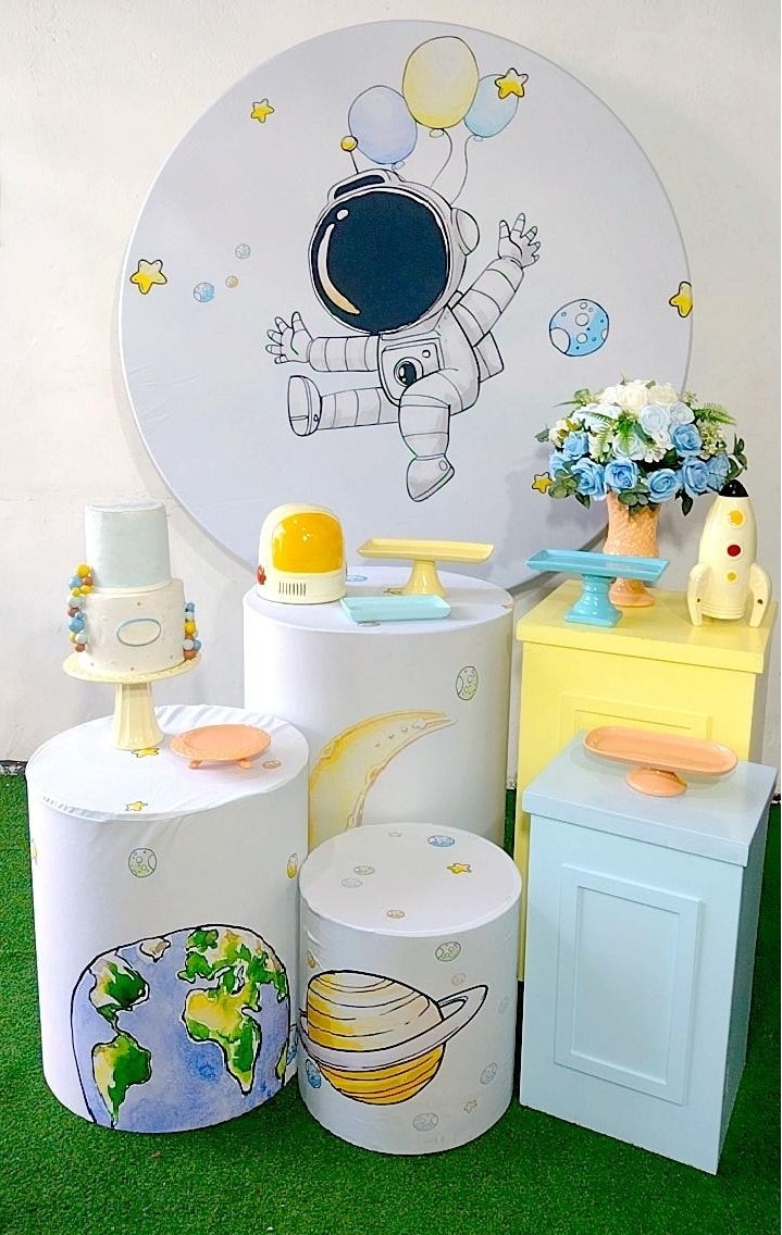 Kit Ouro Astronauta Candy - Modelo 2 - TudFestas