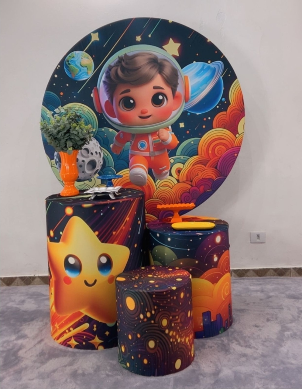 Kit Bronze Astronauta - TudFestas