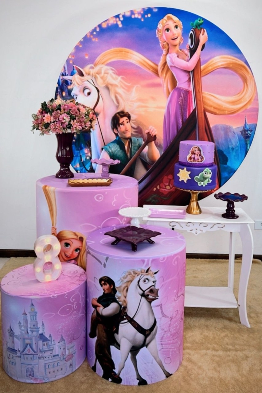 Kit Prata Rapunzel - TudFestas