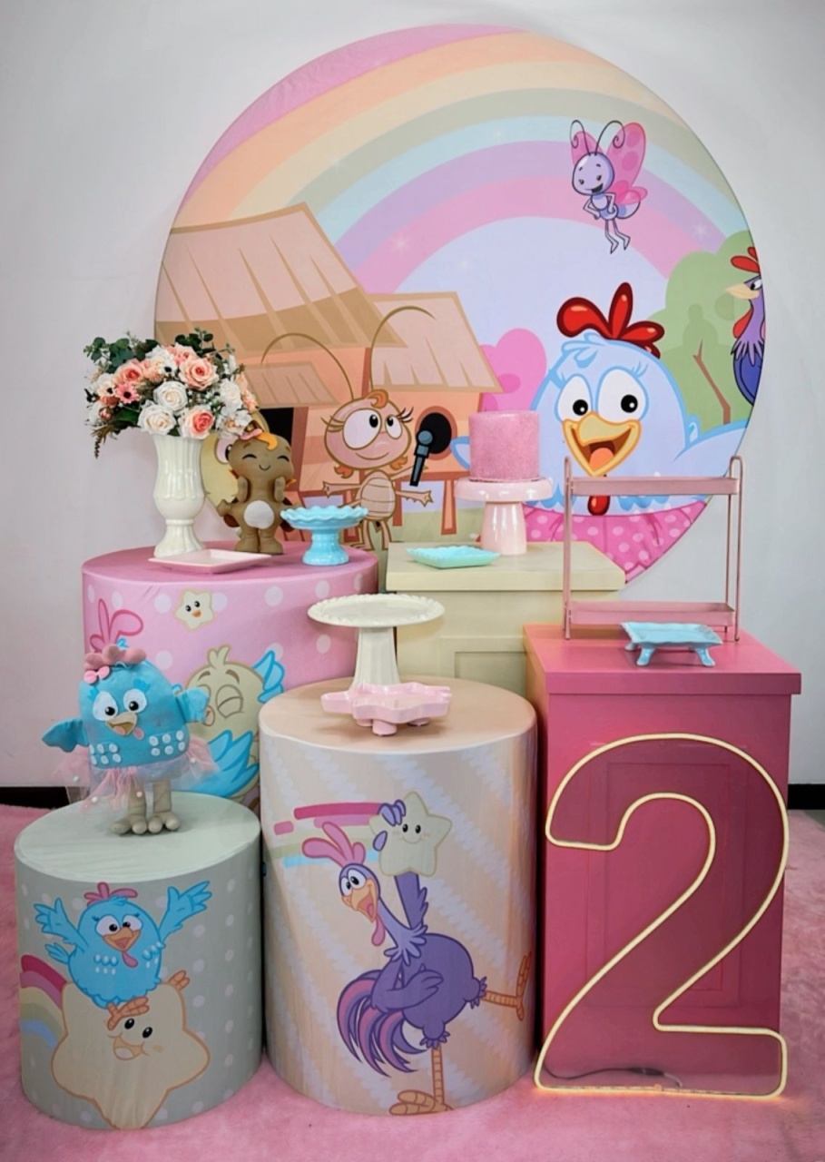 Kit Diamante Galinha Pintadinha - Modelo 2  - TudFestas