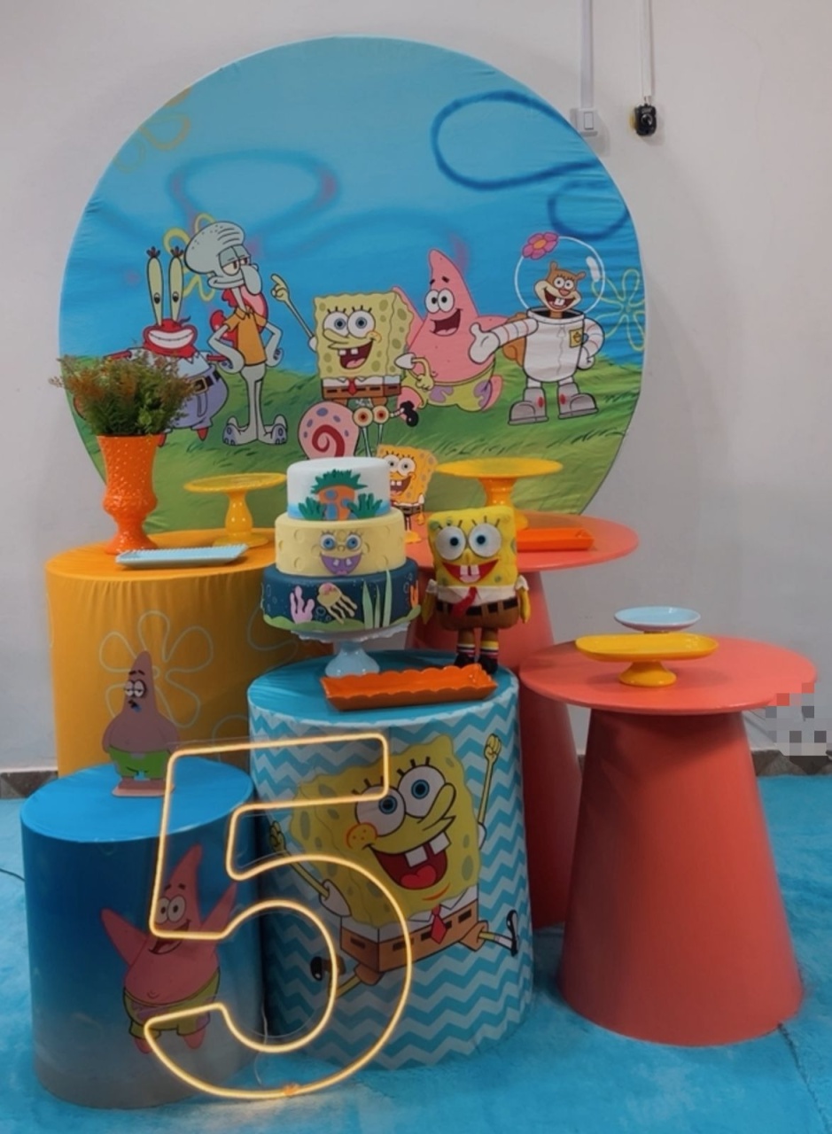 Kit Diamante Bob Esponja - Modelo 2 - TudFestas