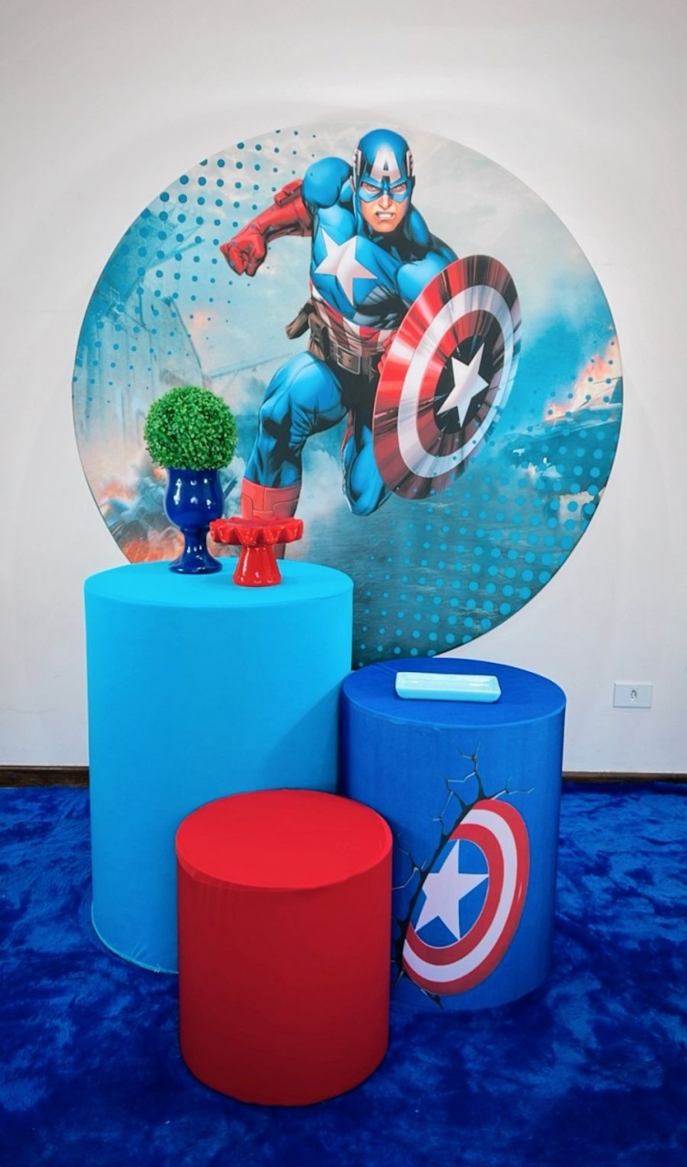 Kit Promocional Capitão América  - TudFestas