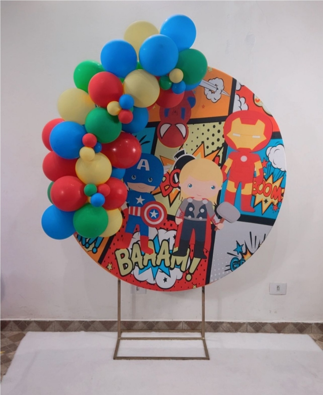 Arco de Balões - Venda (Mini Arco de Balões) Vingadores - TudFestas