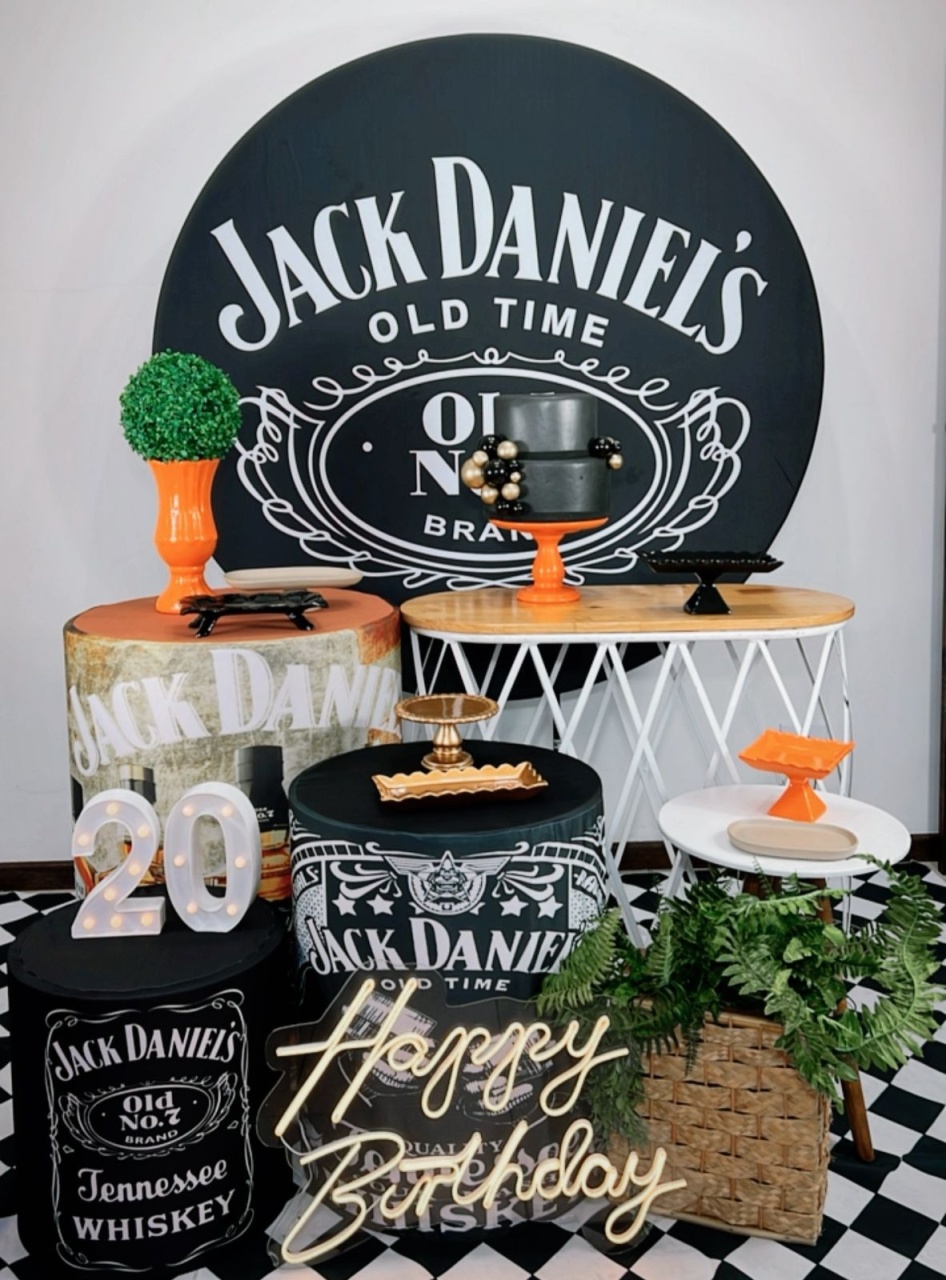 Kit Diamante Jack Daniels Modelo 2 - Mod 2 - TudFestas