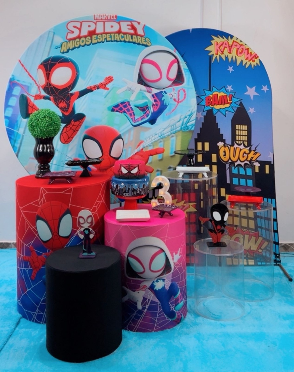 Homem Aranha Baby Spidey Composição - Modelo 2 - TudFestas