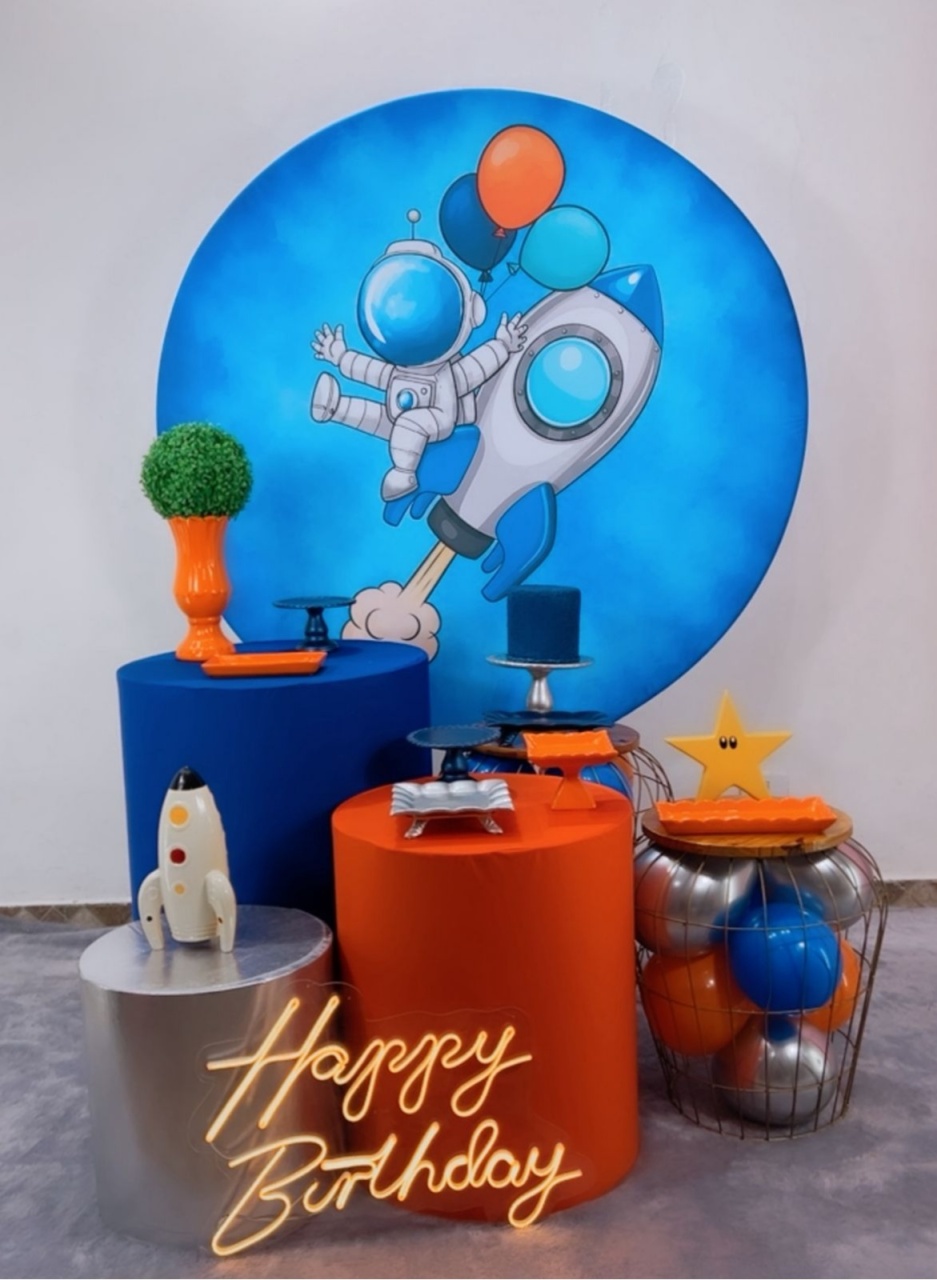 Kit Diamante Astronauta Azul - Modelo 2 - TudFestas