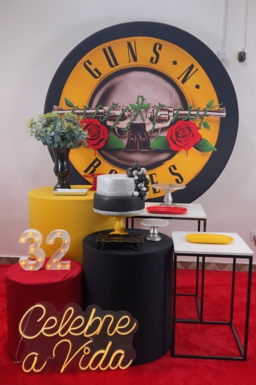 Kit Diamante Guns.n. Roses - TudFestas