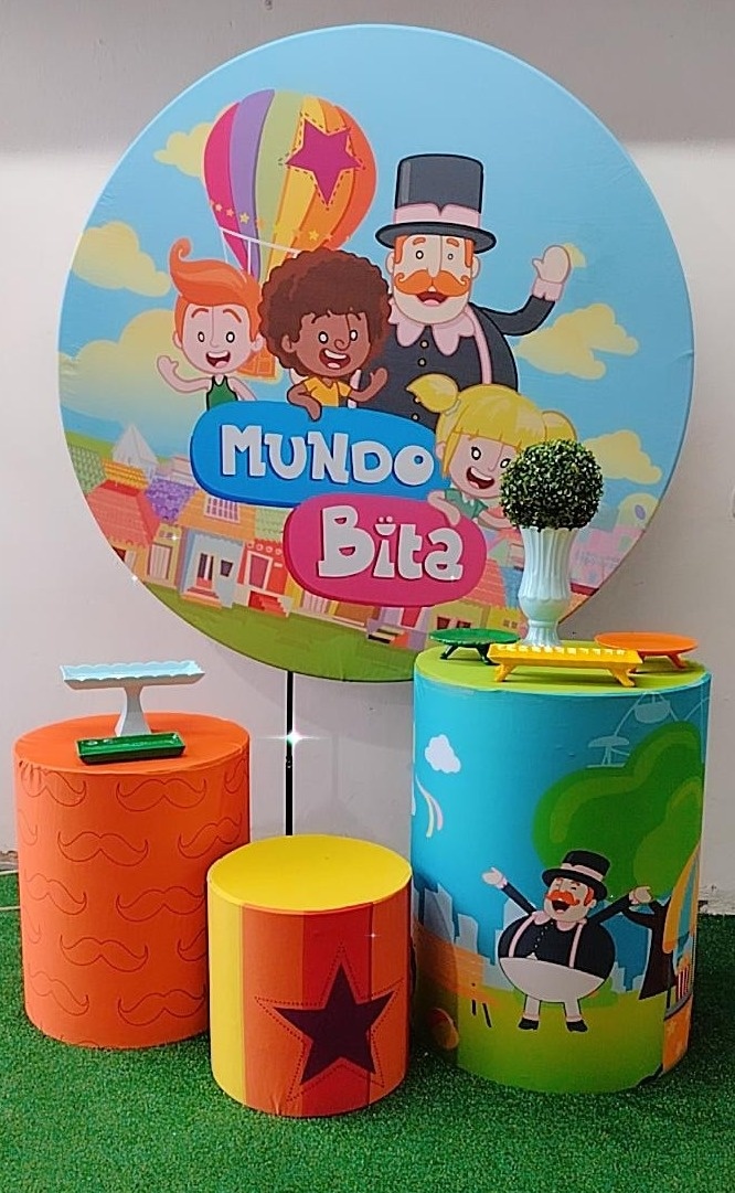 Kit Bronze Mundo Bita - TudFestas