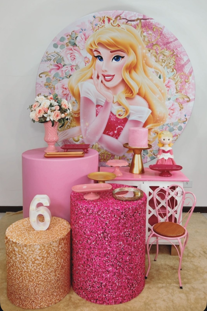 Kit Ouro Princesa Aurora Mod 2 - TudFestas