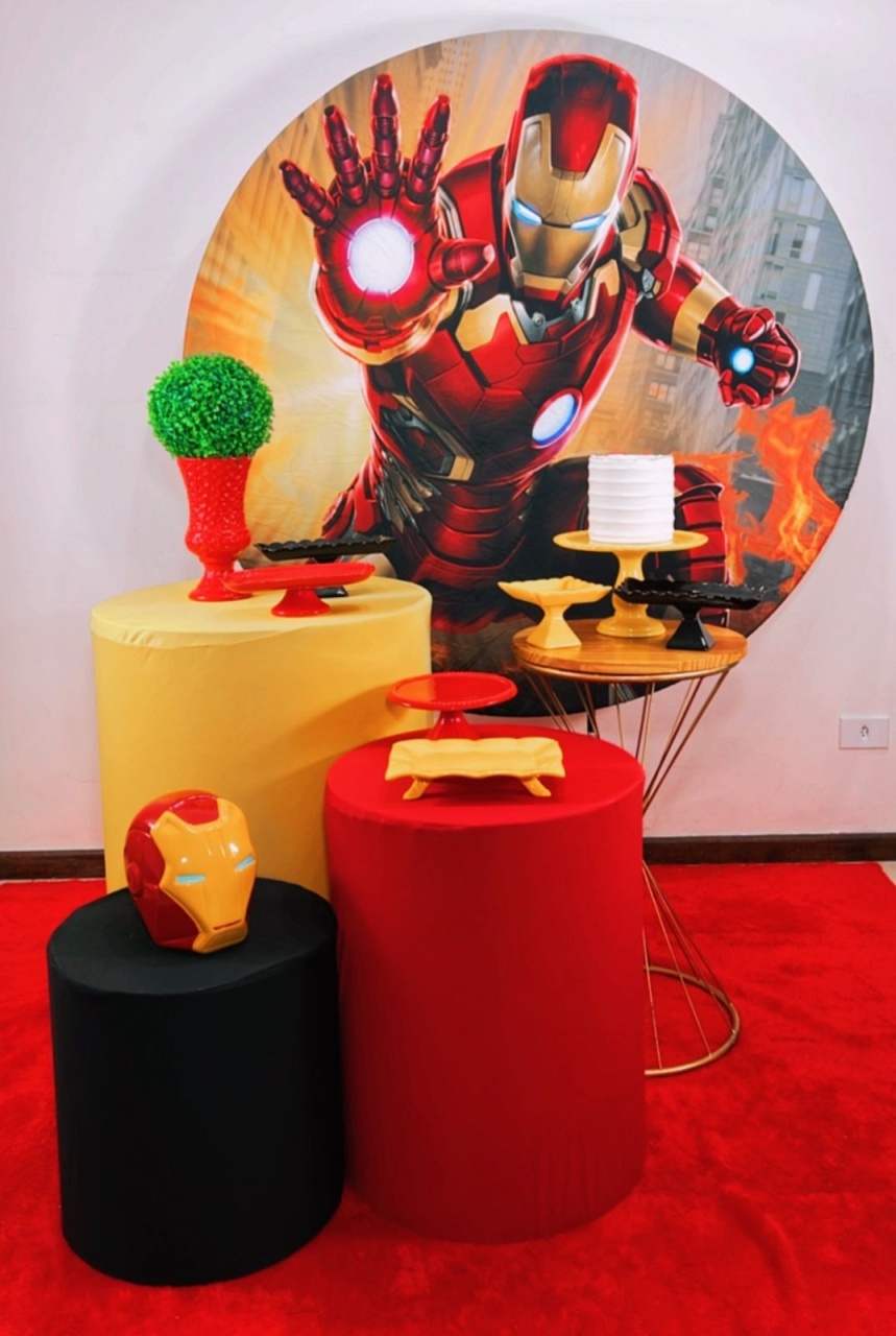 Kit Prata Homem de Ferro - Modelo 2 - TudFestas