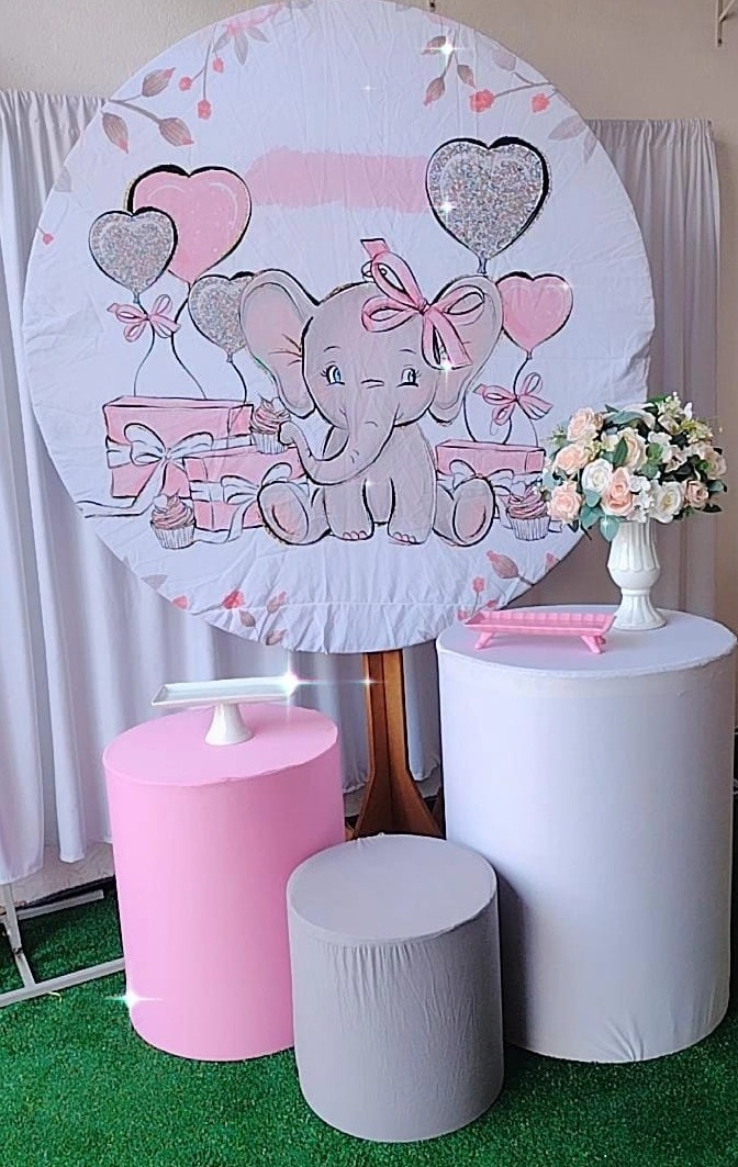 Kit Promocional Elefantinho Rosa - TudFestas