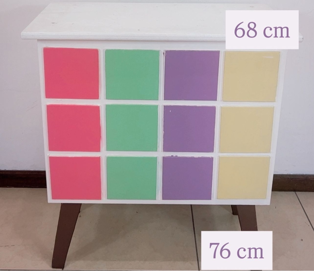 Cômoda Treliça Colorida  - TudFestas
