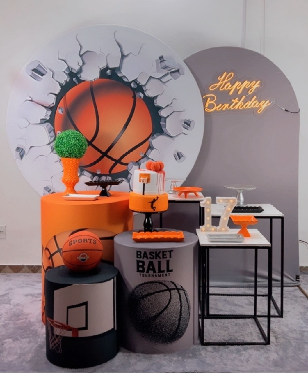 Basquete Composição - Modelo 2 - TudFestas
