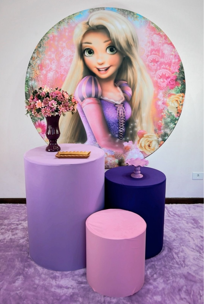 Kit Promocional Rapunzel - Modelo 2 - TudFestas