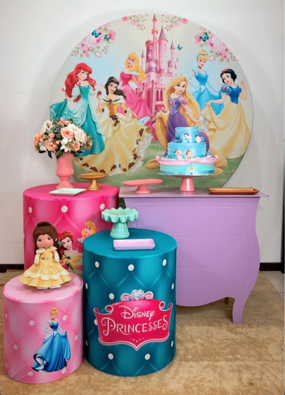 Kit Prata Princesas - TudFestas