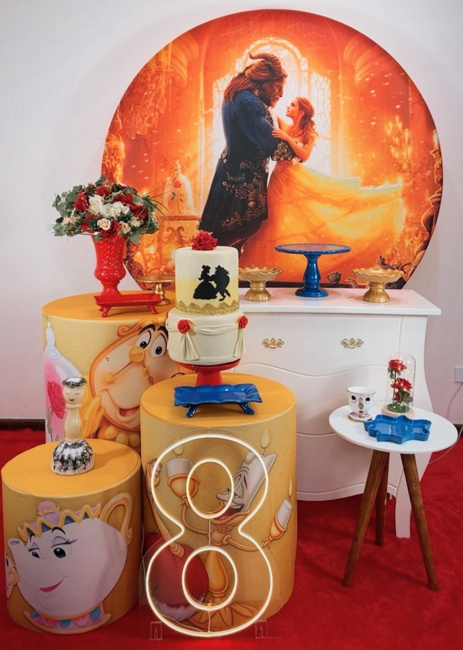 Kit Diamante Bela E A Fera Filme - TudFestas