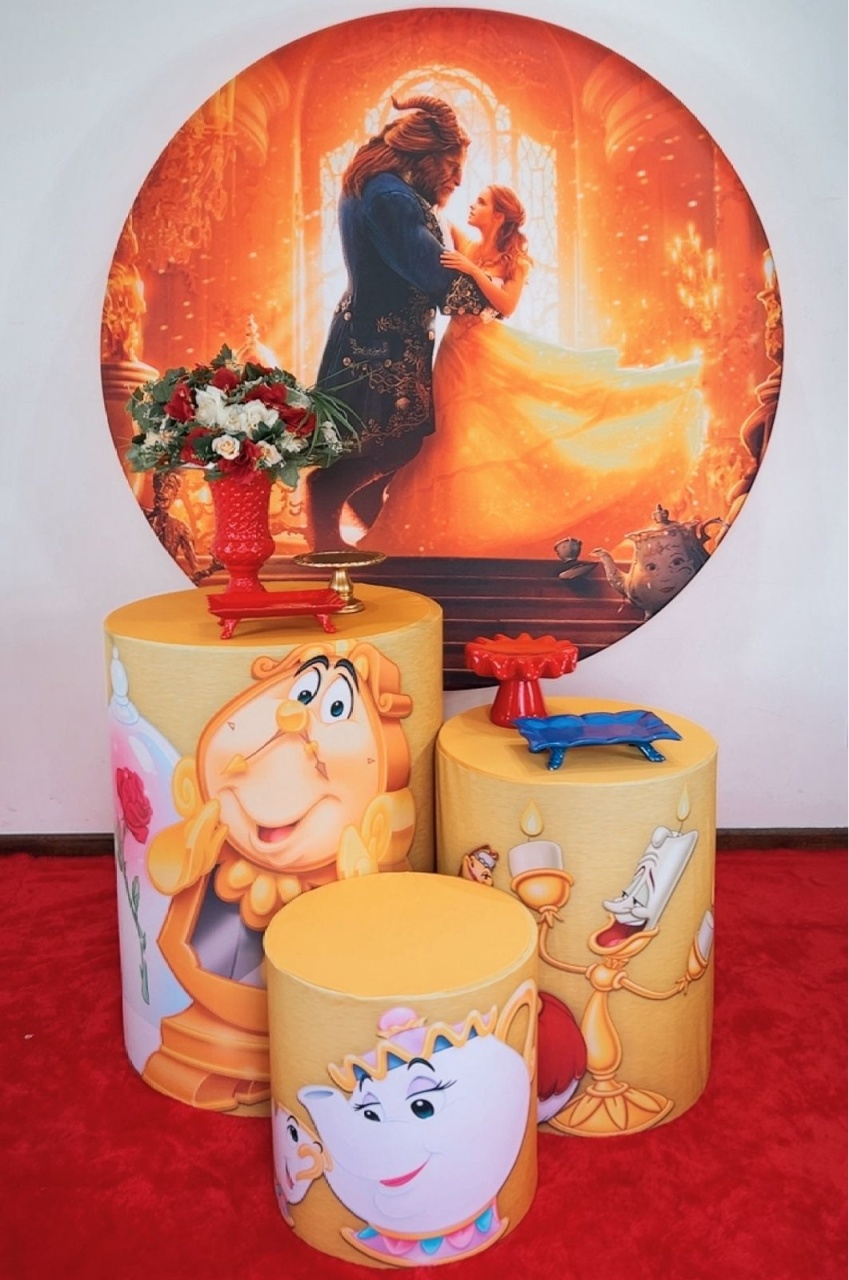 Kit Bronze Bela E A Fera Filme - TudFestas