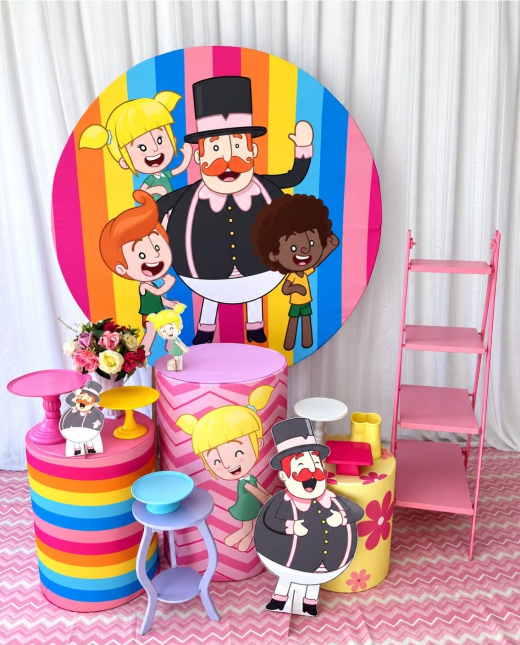 Kit Mundo Bita Menina Ouro - Olaf Decoracao e pegue monte 
