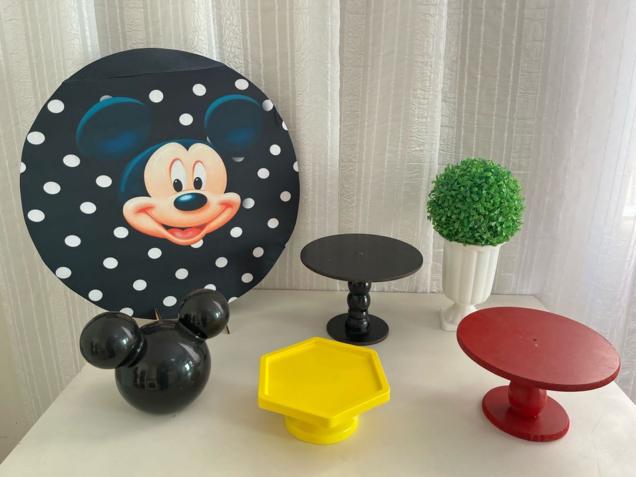Kit Mesa Mickey - Olaf Decoracao e pegue monte 