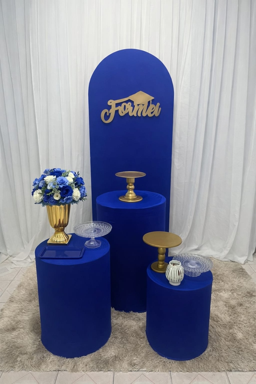 Kit Composiçao Formatura Azul - Olaf Decoracao e pegue monte 