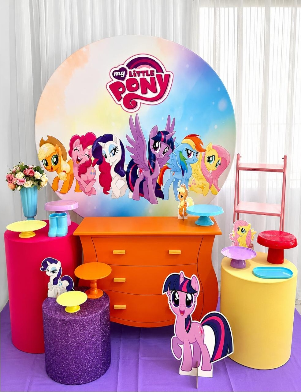 Kit My Little Pony Sublime - Olaf Decoracao e pegue monte 
