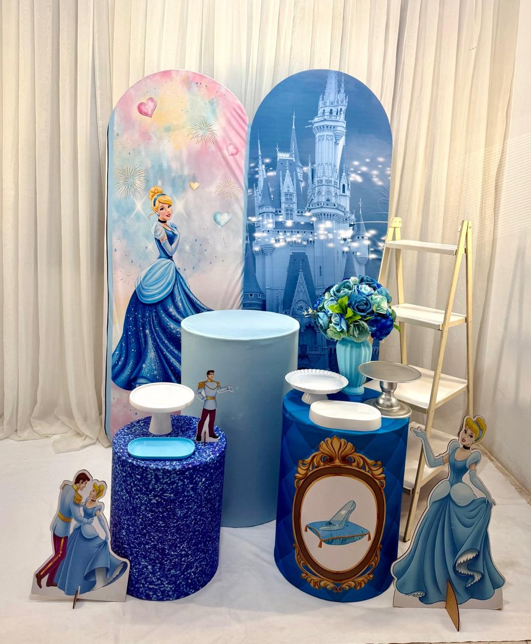 Kit Composição Cinderela  - Olaf Decoracao e pegue monte 