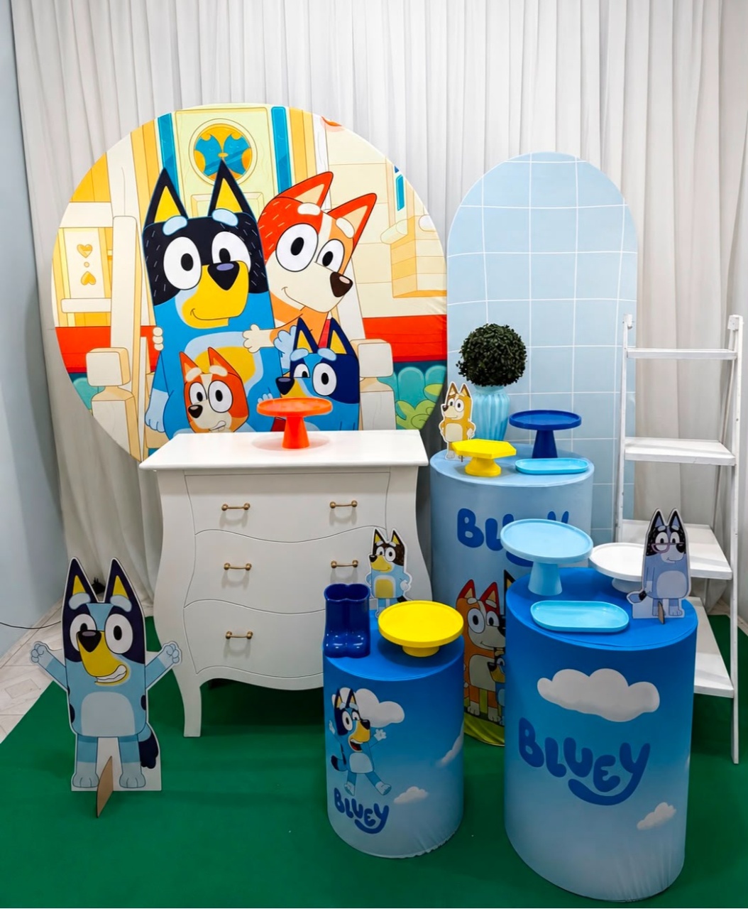 Kit Blue Menino Celebre - Olaf Decoracao e pegue monte 