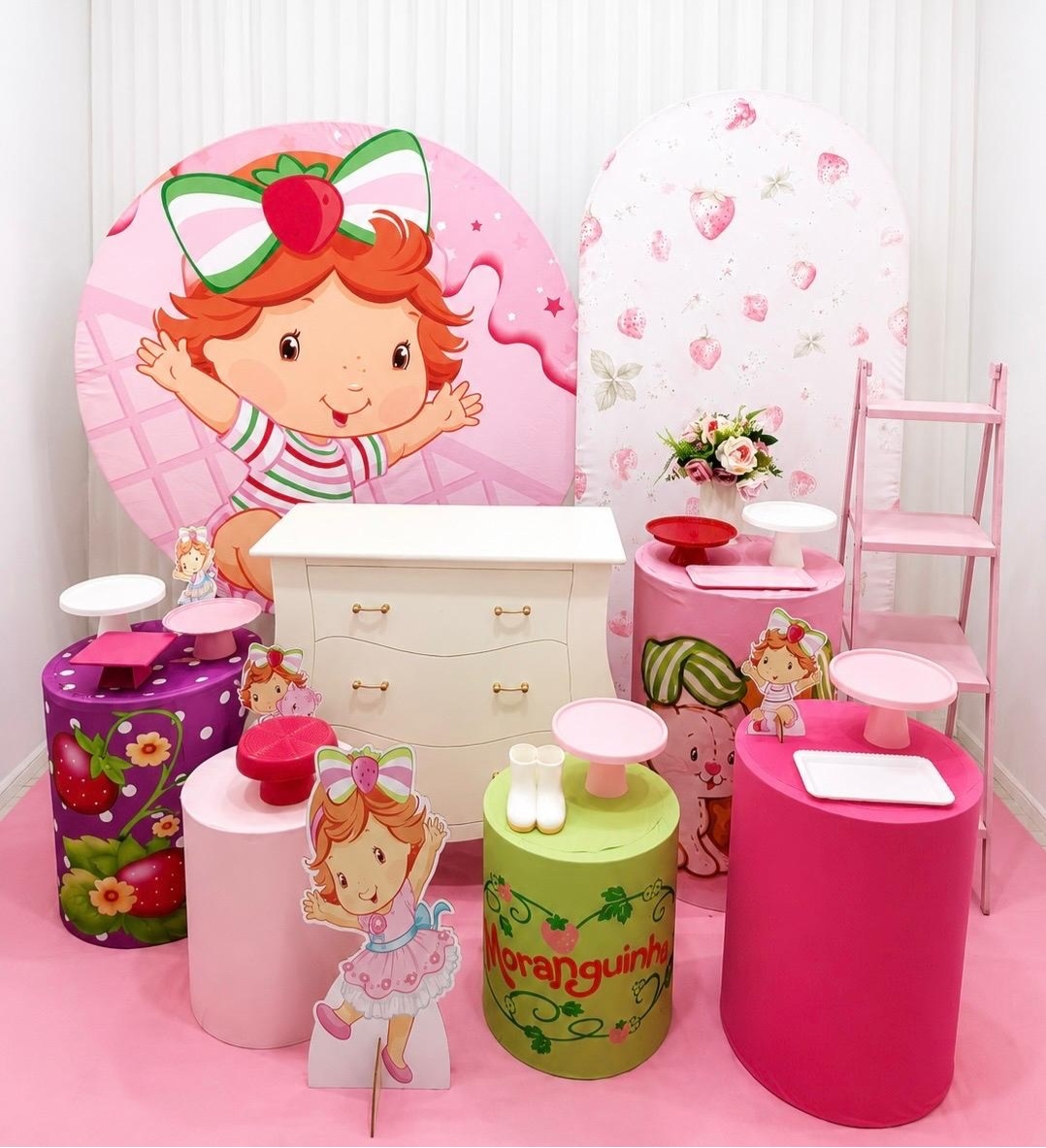 Kit Luxo Moranguinho Cut - Olaf Decoracao e pegue monte 