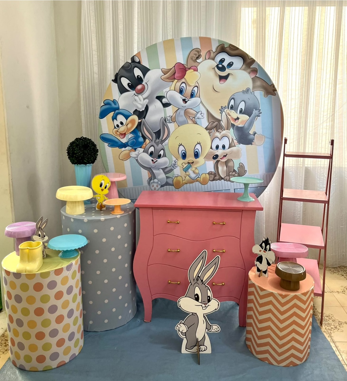 Kit Baby Lunes Tunes Menina Sublime - Olaf Decoracao e pegue monte 