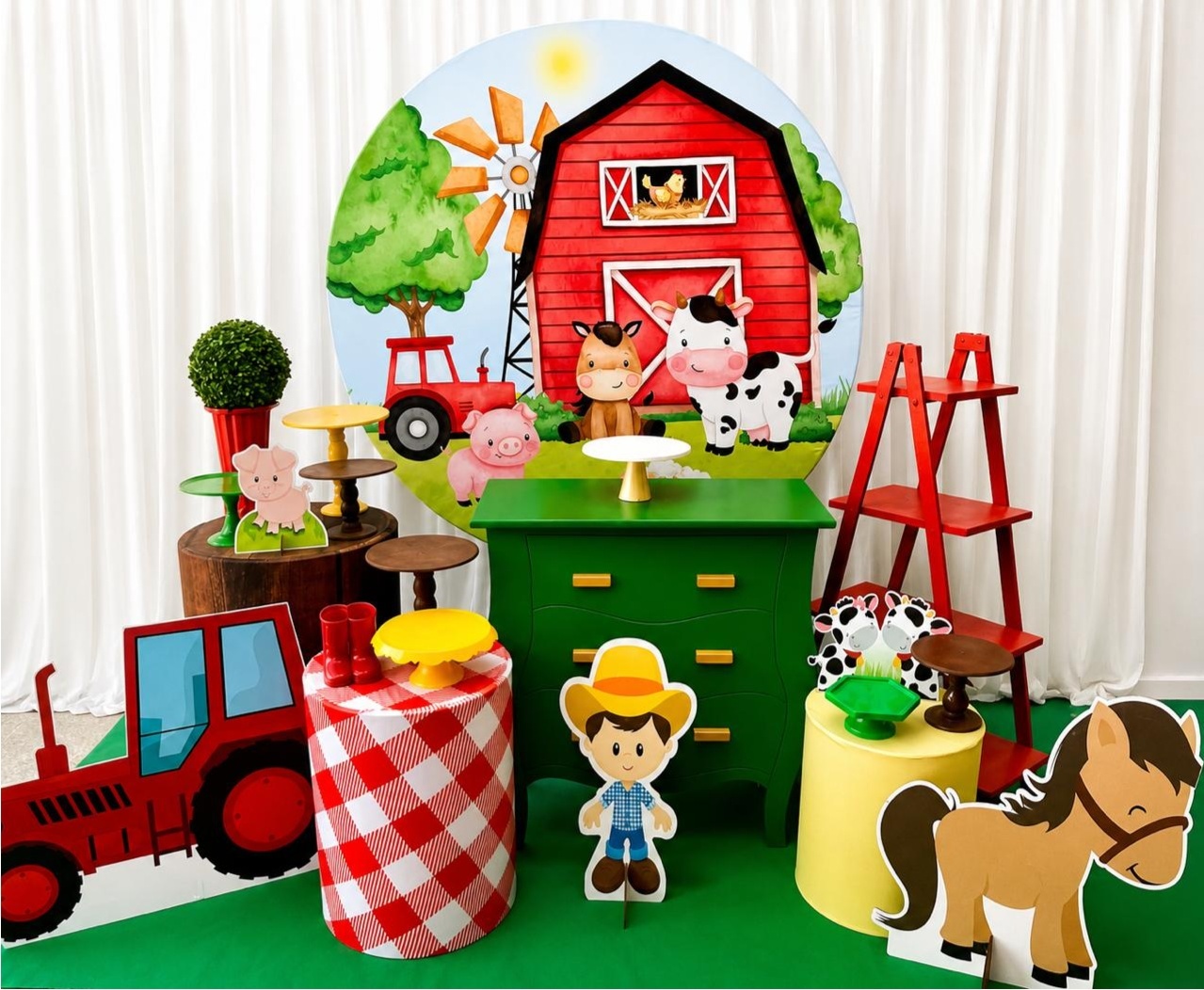 Kit Fazendinha Menino Sublime - Olaf Decoracao e pegue monte 