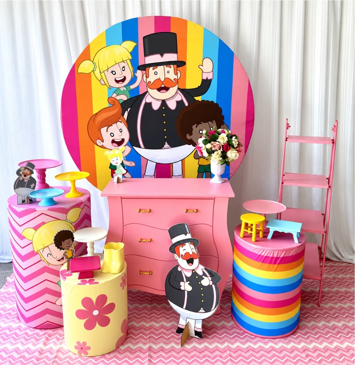 Kit Mundo Bita Menina Sublime - Olaf Decoracao e pegue monte 