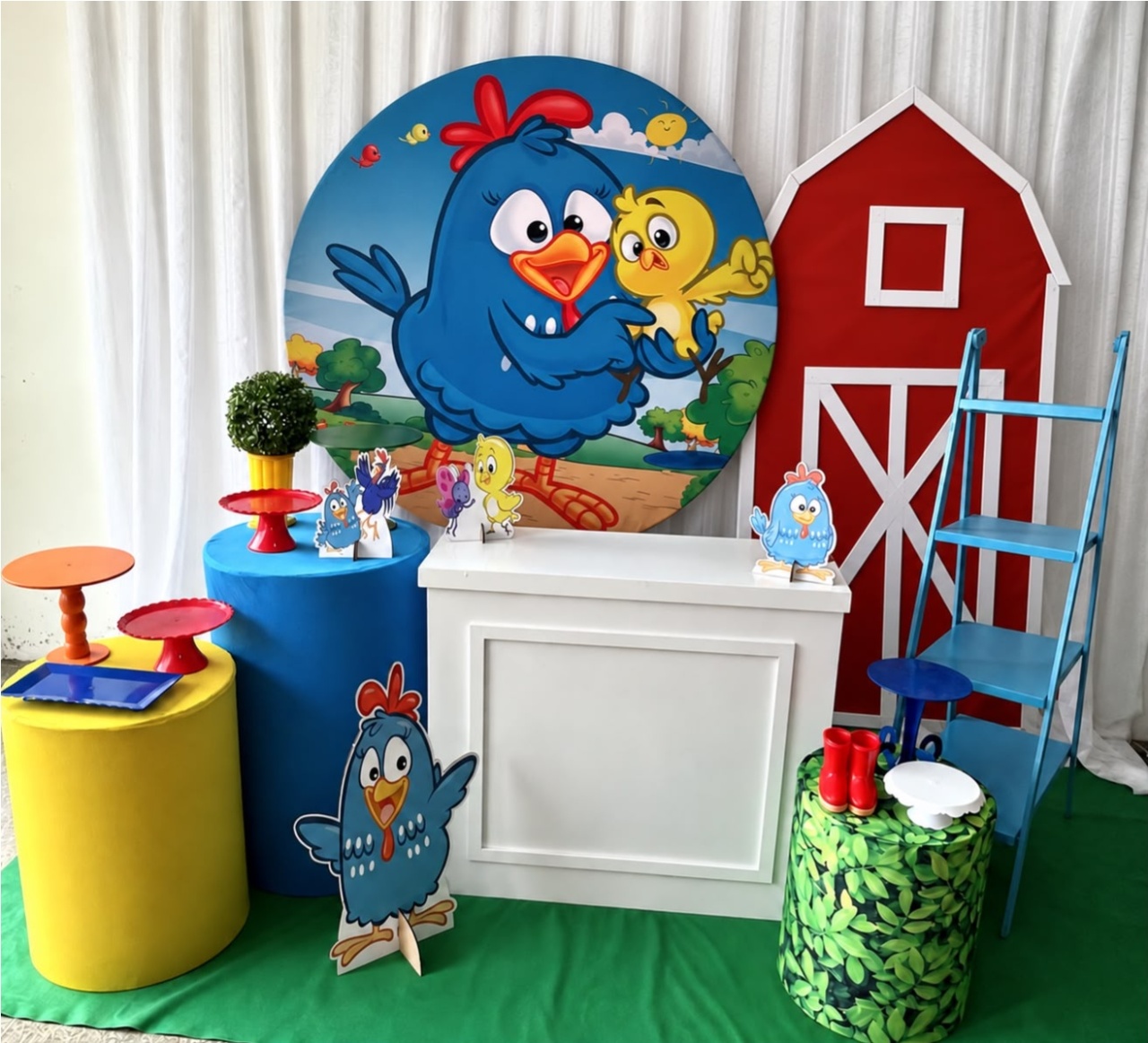 Kit Galinha Pintadinho Celebre - Olaf Decoracao e pegue monte 