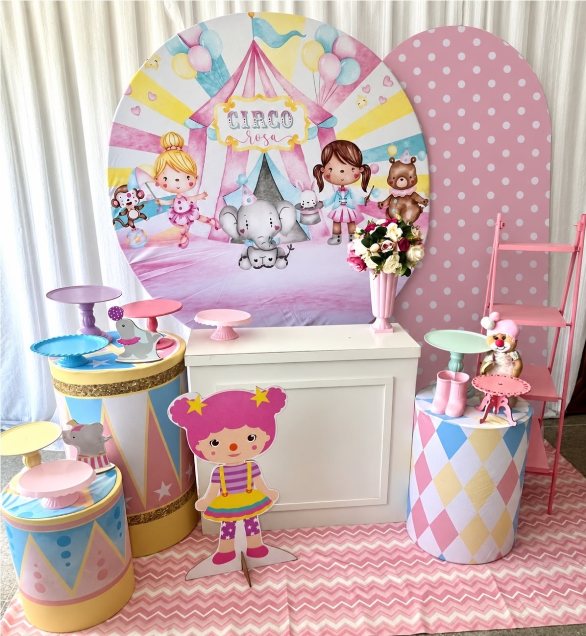 Kit Circo Menina Celebre - Olaf Decoracao e pegue monte 