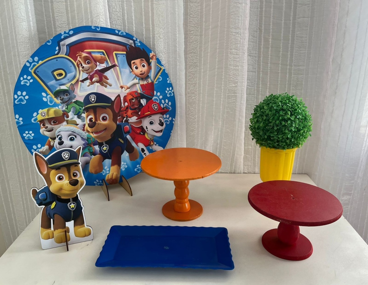 Kitizinho de Mesa Patrulha - Olaf Decoracao e pegue monte 