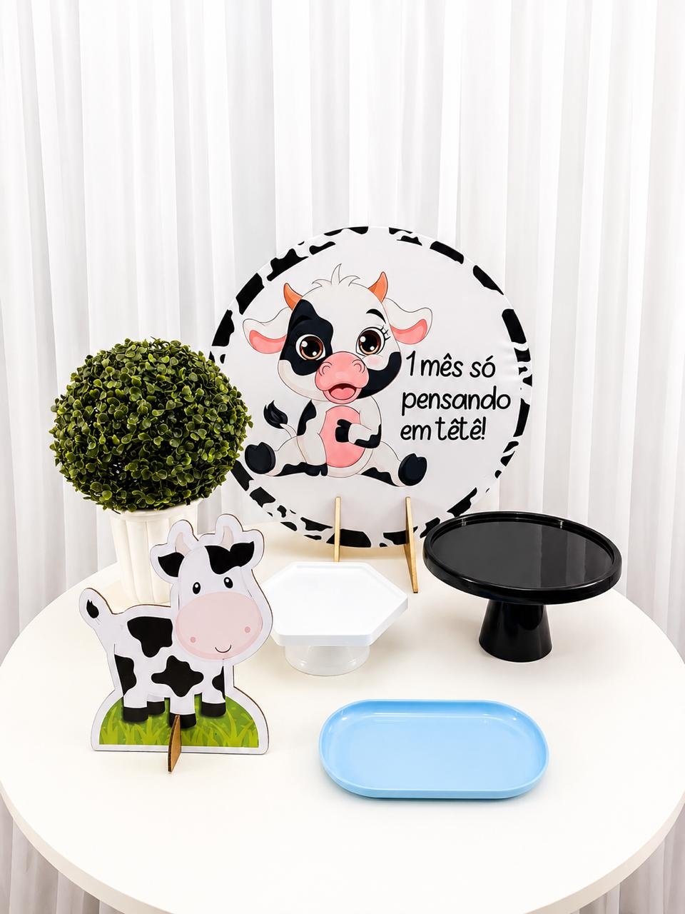 Vaquinha Tetê Kit Mesa - Olaf Decoracao e pegue monte 
