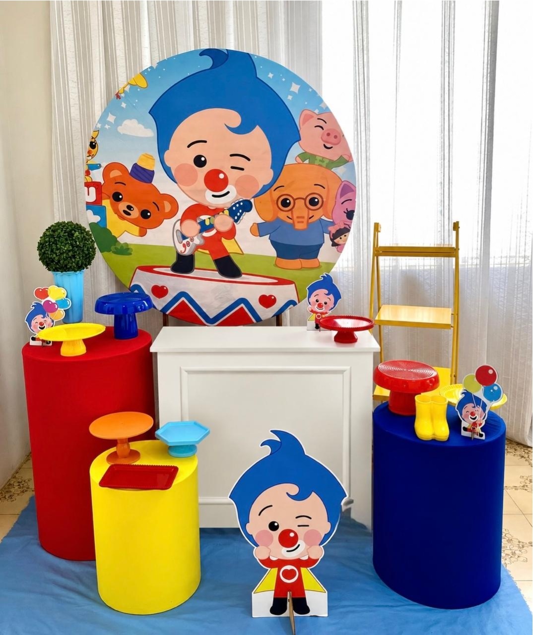 Kit Palhaço Plin Plin Sublime - Olaf Decoracao e pegue monte 