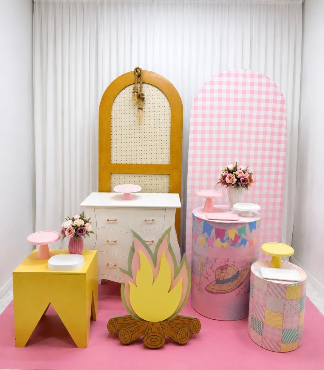 Kit Composição Junina - Olaf Decoracao e pegue monte 
