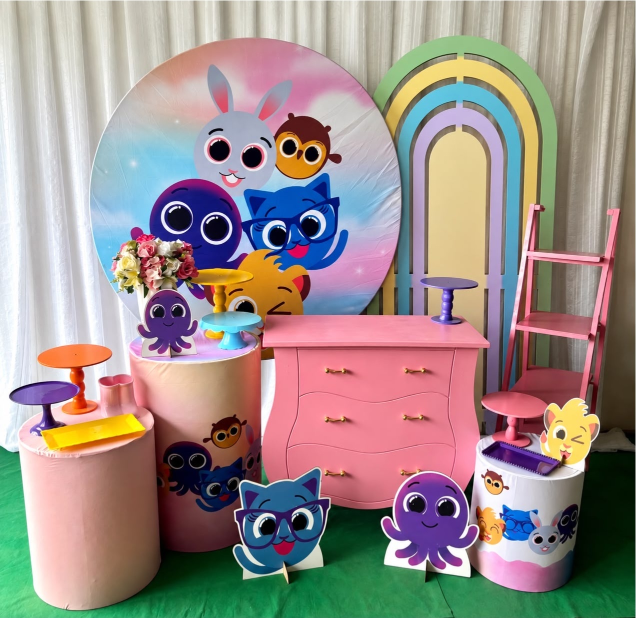 Kit Bolofofo Menina Celebre - Olaf Decoracao e pegue monte 