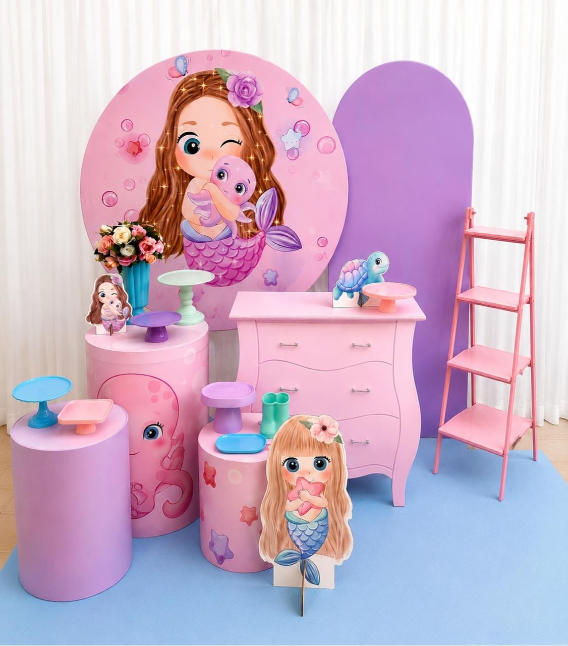 Kit Sereia Branca Celebre - Olaf Decoracao e pegue monte 