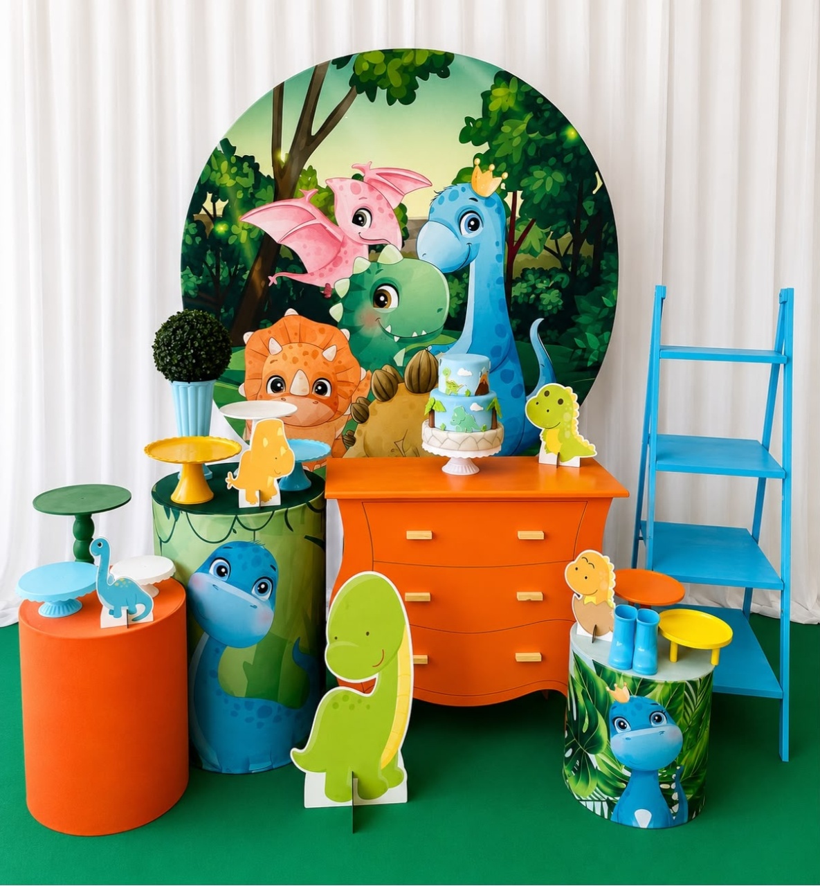 Kit Sublime Dino Baby Novo - Olaf Decoracao e pegue monte 