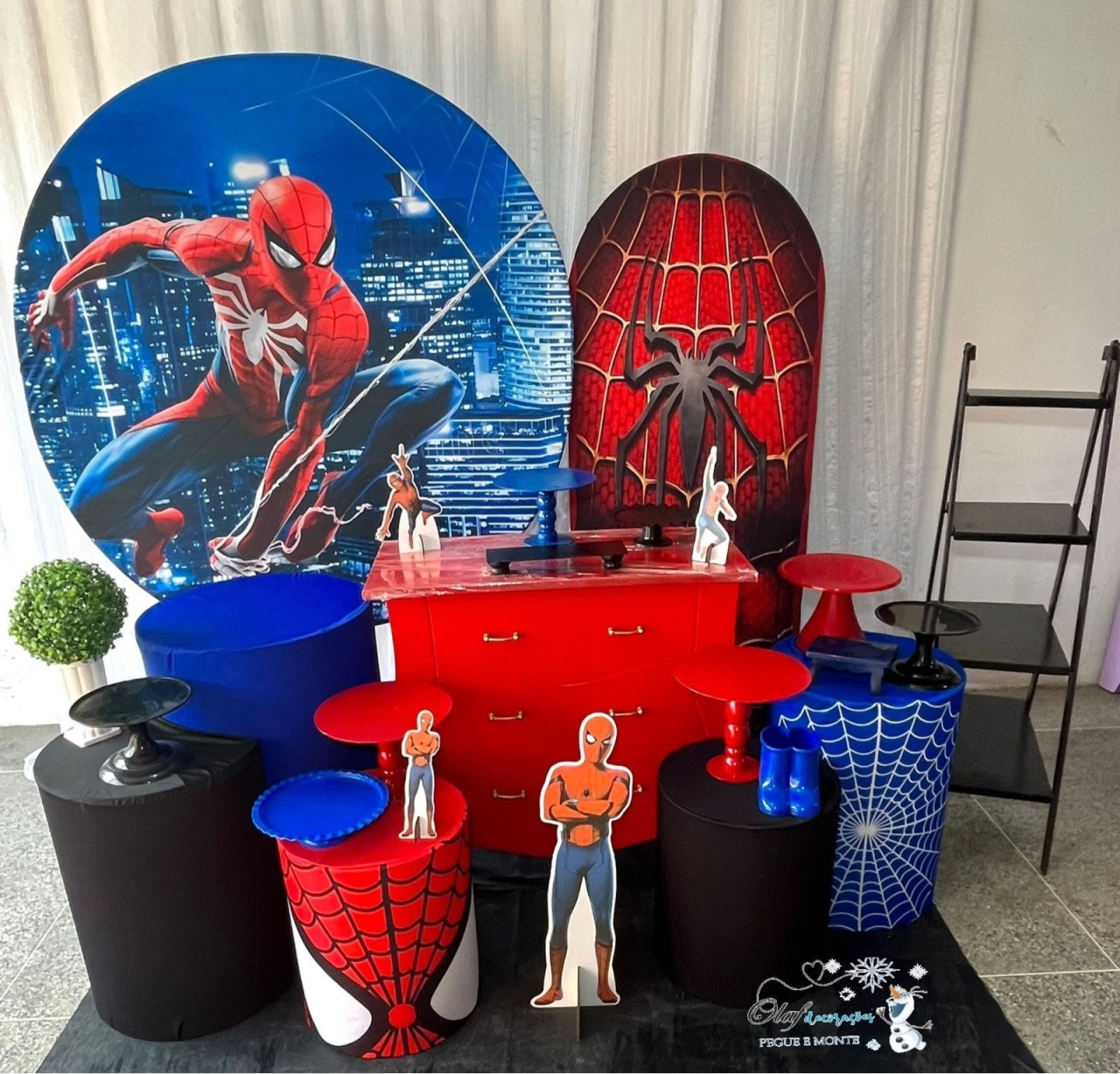 Homem Aranha Kit Luxo - Olaf Decoracao e pegue monte 